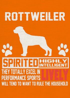 Rottweiler funny poster