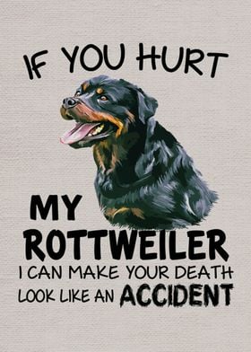 Rottweiler funny poster