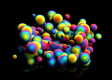 Colourful blobs