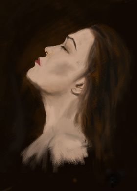 LADY portrait art 