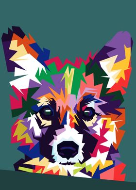 Dog Animals Wpap PopArt 