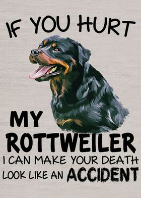 Rottweiler funny poster