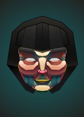 Neo cubism mask