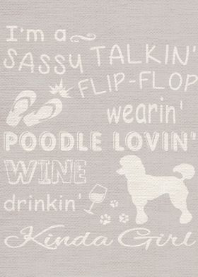 Poodle Poster