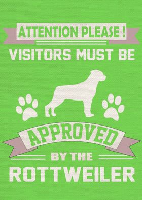 Rottweiler funny poster