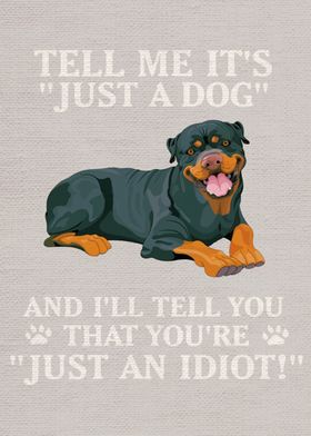 Rottweiler funny poster