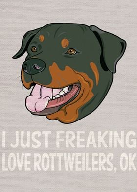 Rottweiler art funny