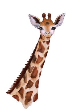 Baby Giraffe Painting