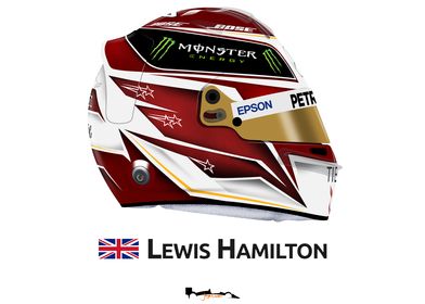 Lewis Hamilton 2019 helmet