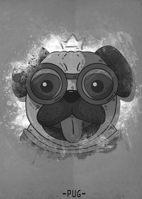 Best Pug Poster 4 Wall Art