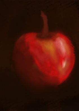 apple portrait art