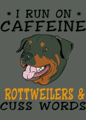 Rottweiler funny poster