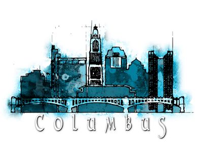 Columbus Ohio Skyline