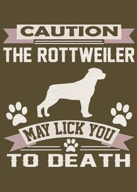 Rottweiler art funny