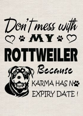 Rottweiler art funny