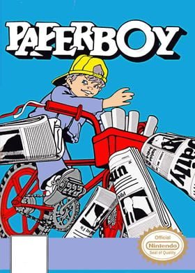 nes cover paperboy