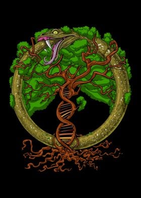 Tree Of Life Ourboros 