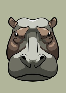 Hippo portrait