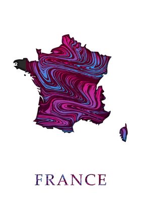 France Liquid Map