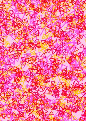 Bright Abstract Triangles