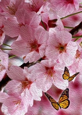 sakura butterfly