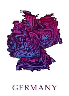 Germany Liquid Map