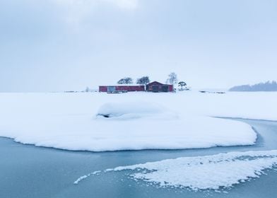 Frozen sea