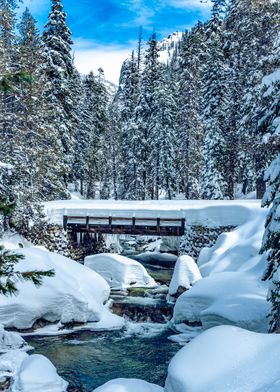 Snow Covered Bridge