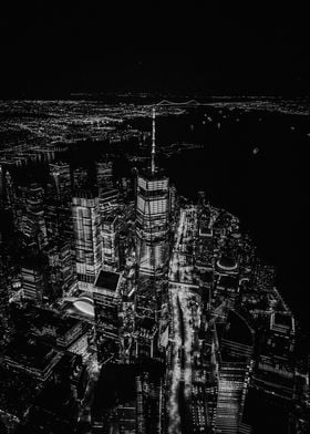 nEW yORK Black White