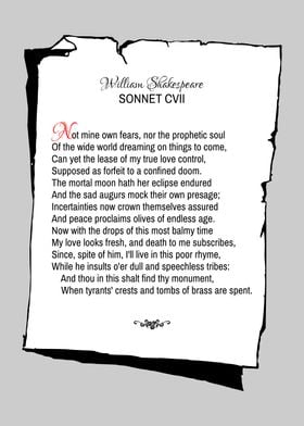 shakespeare sonnet 107