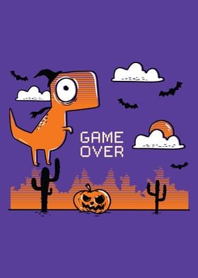 Funny Dinosaur Halloween