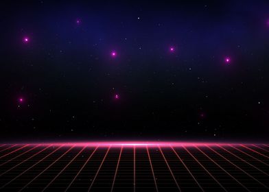 Retro SciFi Background