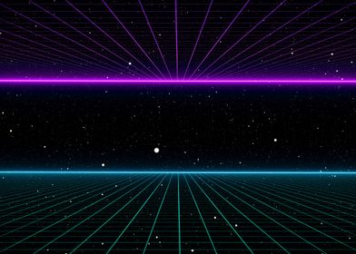 Retro SciFi Background