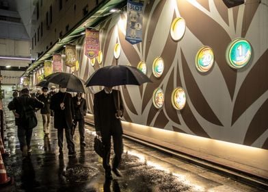 Tokyo Rainy night