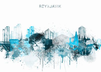 Reykjavik Iceland Skyline