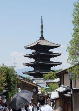 Yasaka Pagoda at Midday