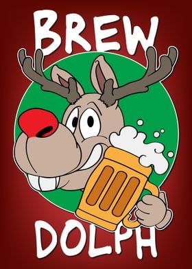 Brew Dolph Beer Christmas