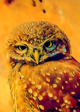 An owl portrait