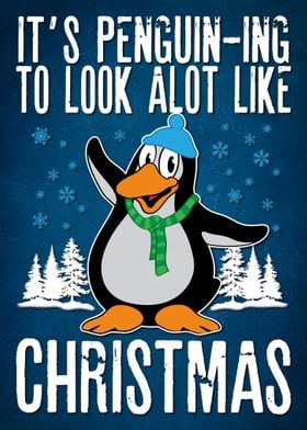 Cute Xmas Penguin