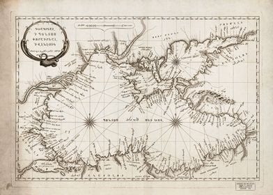 Map of the Black Sea 1820