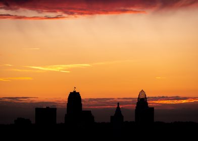 Sunrise Over the Cincinnat