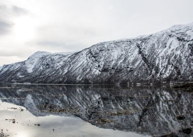 Frozen Mountain in Norway