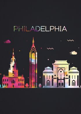 Philadelphia City Skyline