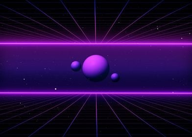 Retro SciFi Background