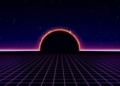 Retro SciFi Background