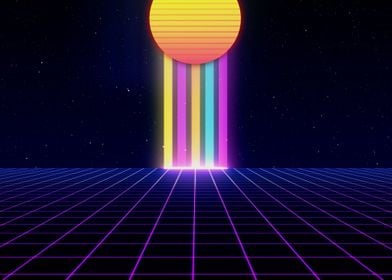 Retro SciFi Background