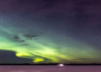 Northern light in Finland