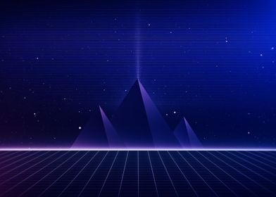 Retro SciFi Background