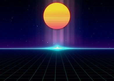 Retro SciFi Background