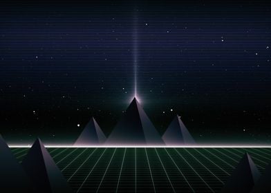 Retro SciFi Background